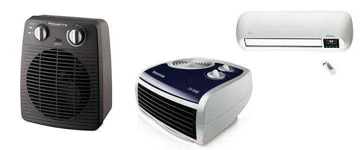 Calefactores de baño de bajo consumo
