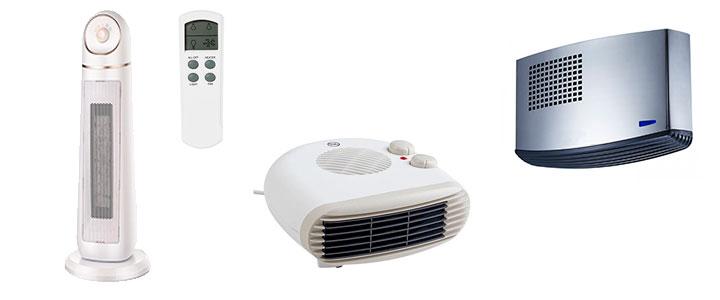 Calefactores para el baño, modelos verticales y horizontales